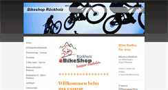 Desktop Screenshot of bikeshop-rueckholz.de