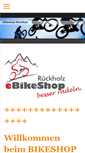 Mobile Screenshot of bikeshop-rueckholz.de